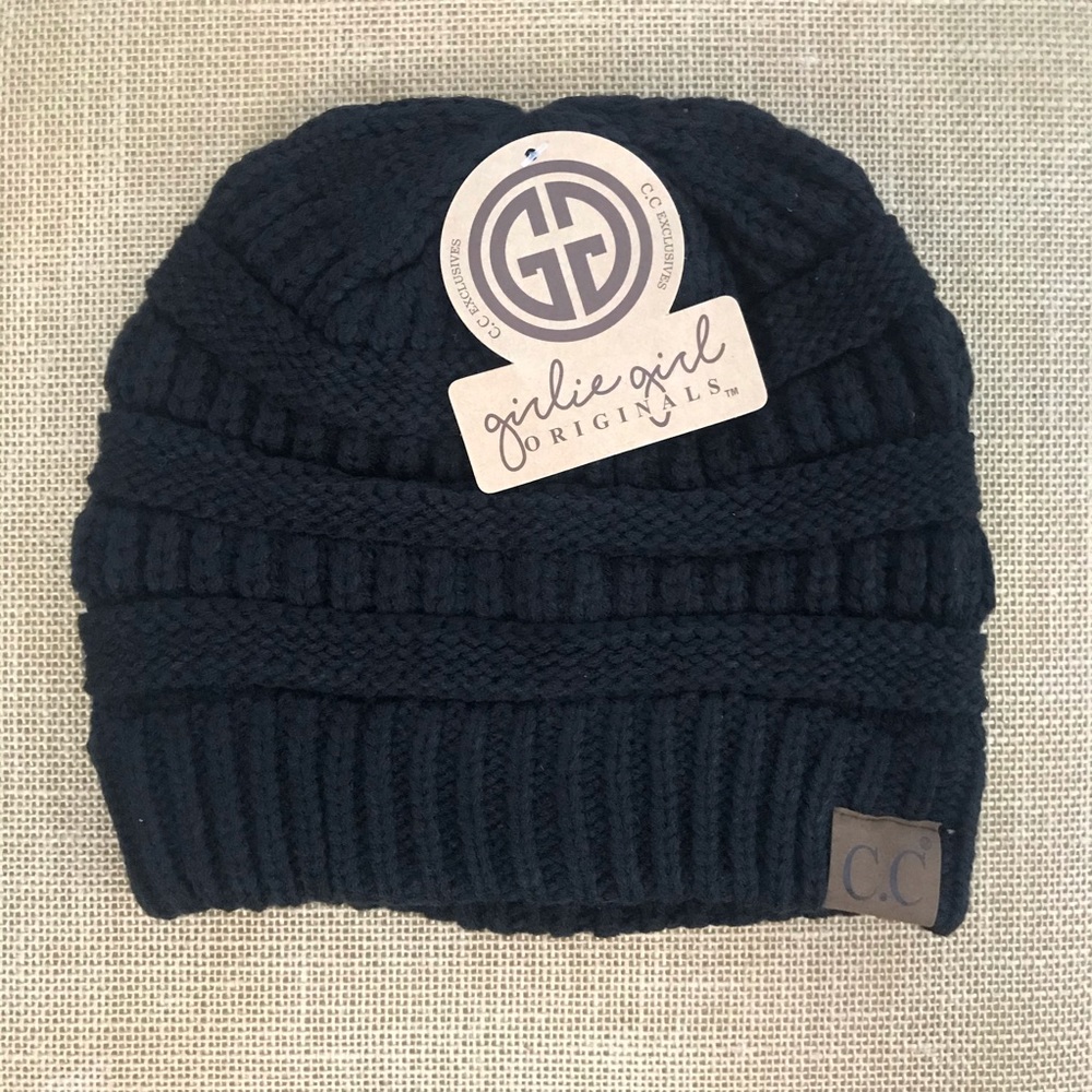 C.C Exclusives Black Beanie